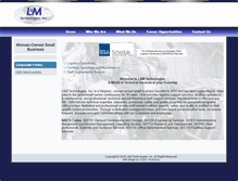 Tablet Screenshot of lmtechnologies.com